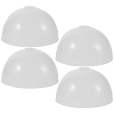  Lot de 4 perruques de poupée en silicone, couvre-chefs, accessoires pour