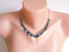 Chaîne Nacre Pendentif Métal