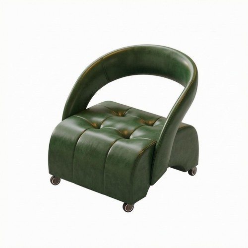 Tabouret capitonné dossier - capitonné, à