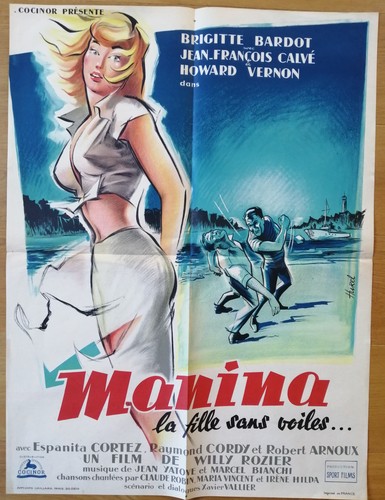 Brigitte bardot manina affiche - manina,