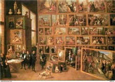 Art - Peinture - David Teniers - L'archevêque Léopold Guillaume contemplant les