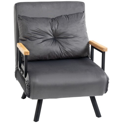 Homcom fauteuil convertible - convertible, 1