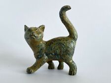 Figurine chat en bronze -