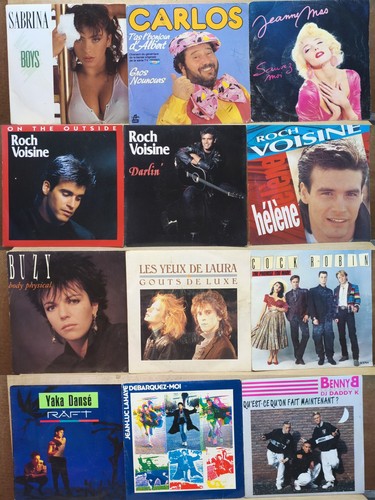 Lot vinyle 45t sabrina - lot,