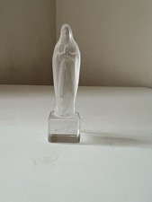 Vierge de Lourdes miniature en cristal
