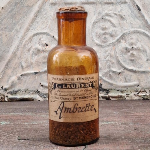 Ancien flacon pharmacie - ancien, de