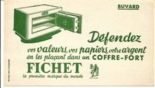 Buvard Coffre-fort Fichet.