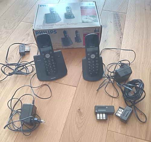 Téléphone sans fil duo - fil,