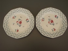 Deux assiettes Digoin Sarreguemines modèle BASTIA