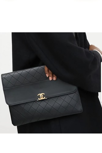 Chanel pochette cuir - chanel,