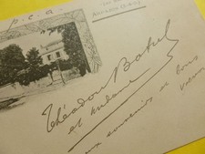 Théodore BOTREL (1868-1925) COMPOSITEUR chanteur. BRETAGNE. Autographe