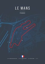 Poster Circuit Le Mans –