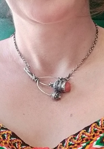 Collier berbère kabyle - , argent