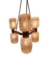 Lustre scandinave bois et