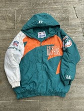 Veste vintage Logo Athletic Pro Line Miami Dolphins Sharktooth