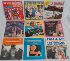 Bo feuilletons et séries télé 70' -80's - lot de 9x45trs
