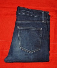 Jean Uniqlo Slim Selvedge Stretch Brut W32L34