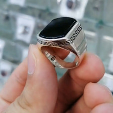 Chevalière fait à la main Argent Massif 925 l'héritage Ottoman haute joaillerie