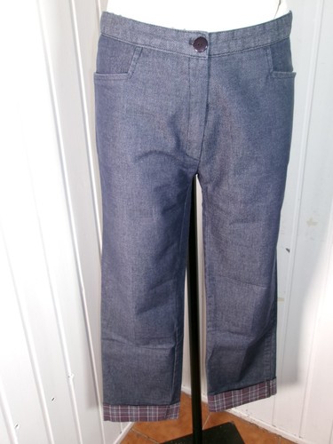Vintage pantalon jean - pantalon, bleu