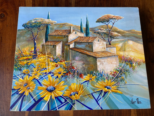 Peinture huile sur toile - peinture,