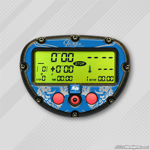 Praga style gel sticker - praga,