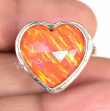 925 argent sterling feu orange - feu,