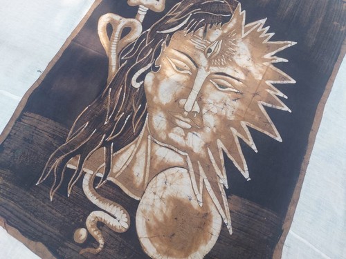 Shiva shakti tenture indienne - tenture,