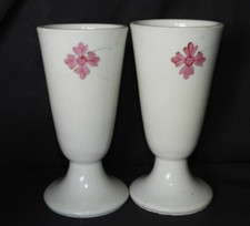 Porcelaine de PARIS XIXème : 2 mazagrans (15,5 cm, très bon état)