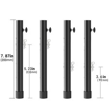 Lot de 4 rallonges jambes