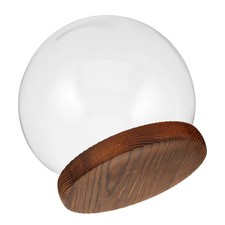  Cloche en verre : vitrine en forme de dôme pour fleurs éternelles – Cloche de