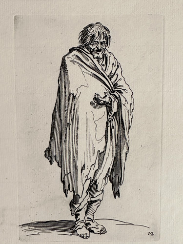 Gravure ancienne jacques - gravure,
