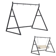 QLS Schaukelgestell pour Balancelle A-Form en Acier Avec 4 Crochet de Suspension