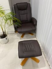 fauteuil electrique massant chauffant bon état cuir marron
