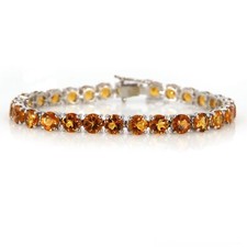 7 MM Rond Tennis Citrine
