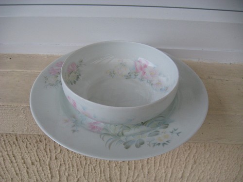 Set assiettes porcelaine - 2,