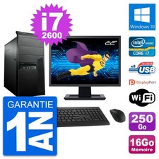 PC Tour Lenovo M91p Ecran 22"