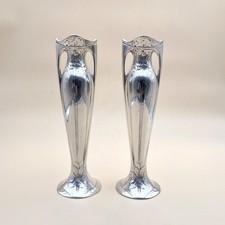 Paire vases art nouveau - vases,