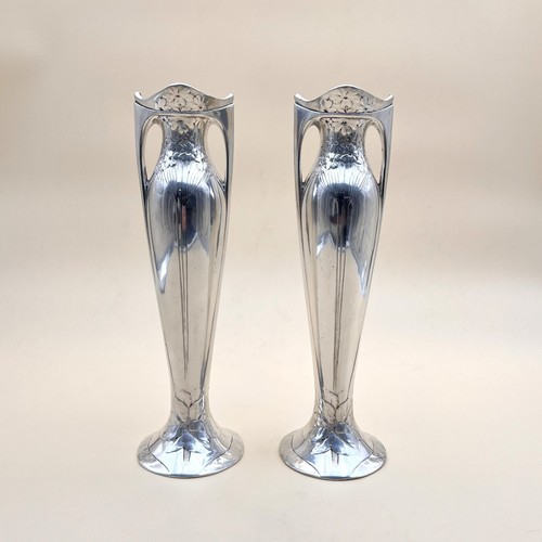 Paire vases art - de,