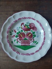Plat rond faïence de St