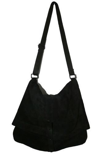 Sac besace cuir - noir, ikks