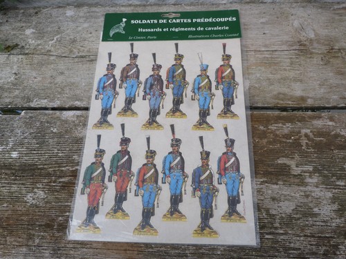 Planche soldats papier - en,