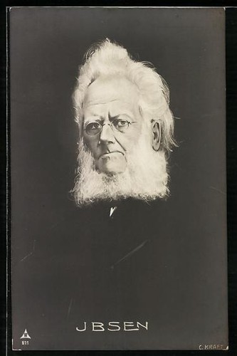 Portrait ibsen barbe - portrait, d'ibsen
