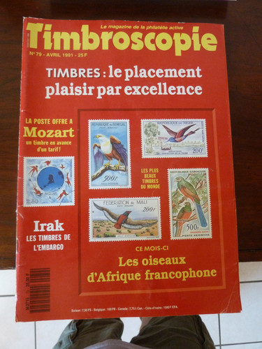 Timbroscopie avril - timbroscopie, 79–
