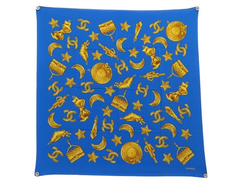 Foulard chanel motif logo - chanel,