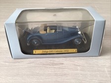 1/43 collection miniature , Delage D8S Cabriolet 1932