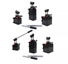 Pompe hydraulique manuelle simple et double effet 12 - 25 - 45 cc avec réservoir