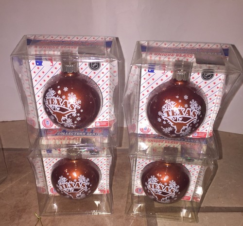 New texas longhorn ornaments - texas,