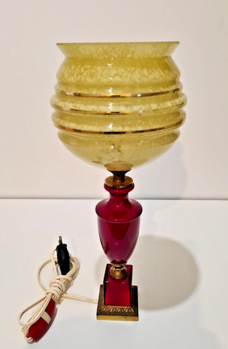 Lampe vintage opaline - lampe, en