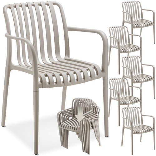 Tectake lot chaise de - de,