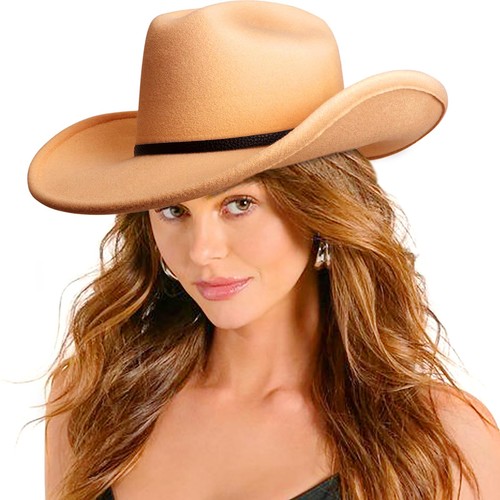 Chapeau cowboy pour femme - chapeau, de